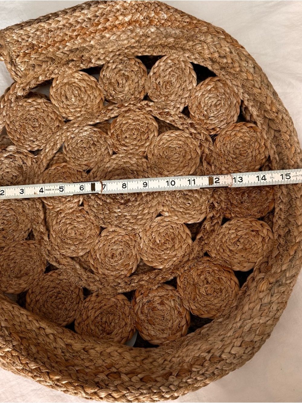 NWT Mango Natural Braided Jute Shoulder Bag - Picture 7 of 7